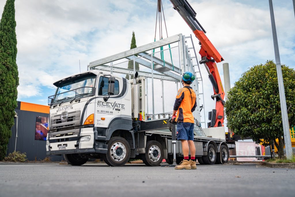 Elevate Transport Crane photography by MoMac North Canterbury photographers