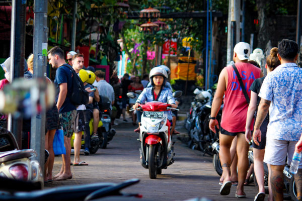 Photo of person on a motorbike taken by photographer at MoMac