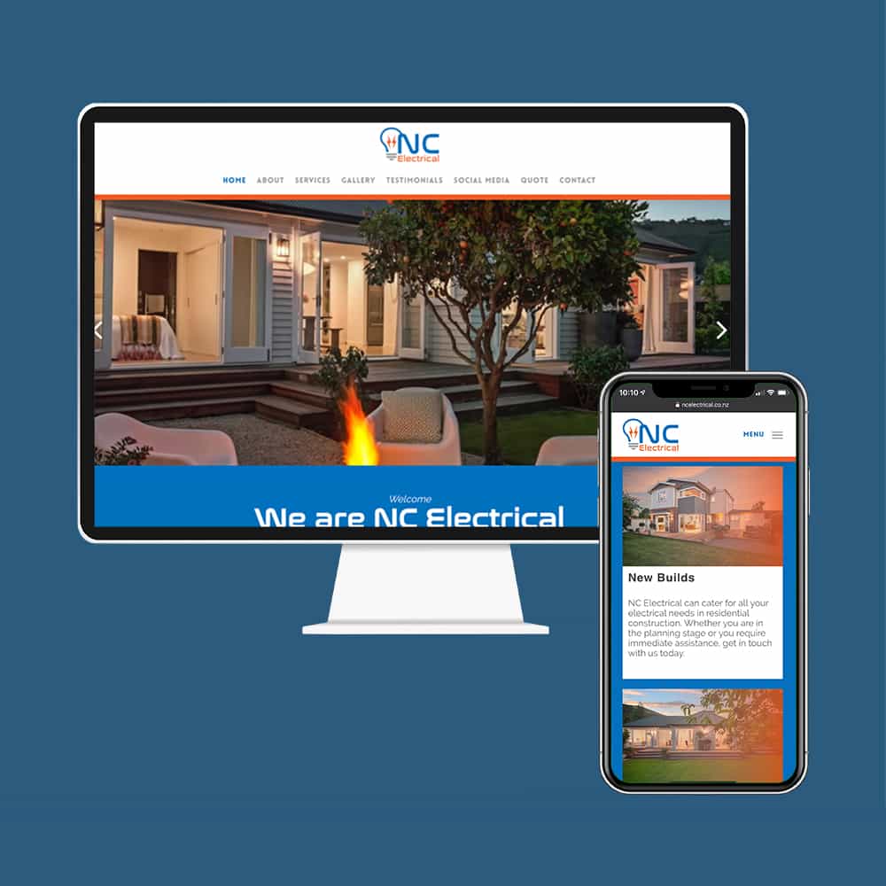 NC Electrical had their website and SEO done by the web developers at MoMac