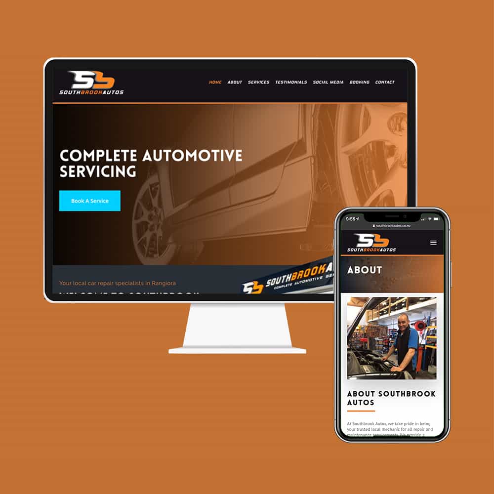 SouthbrookAutos got their website designed and developed by the website developers at MoMac