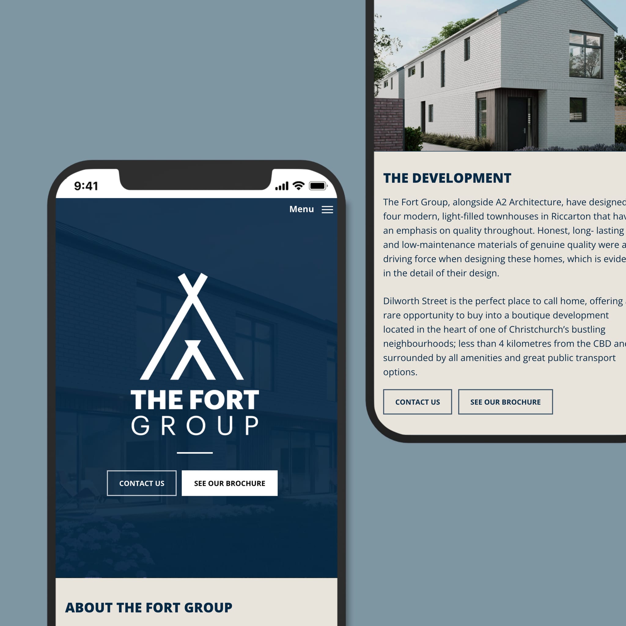 The Fort Group website design and development by MoMac Christchurch