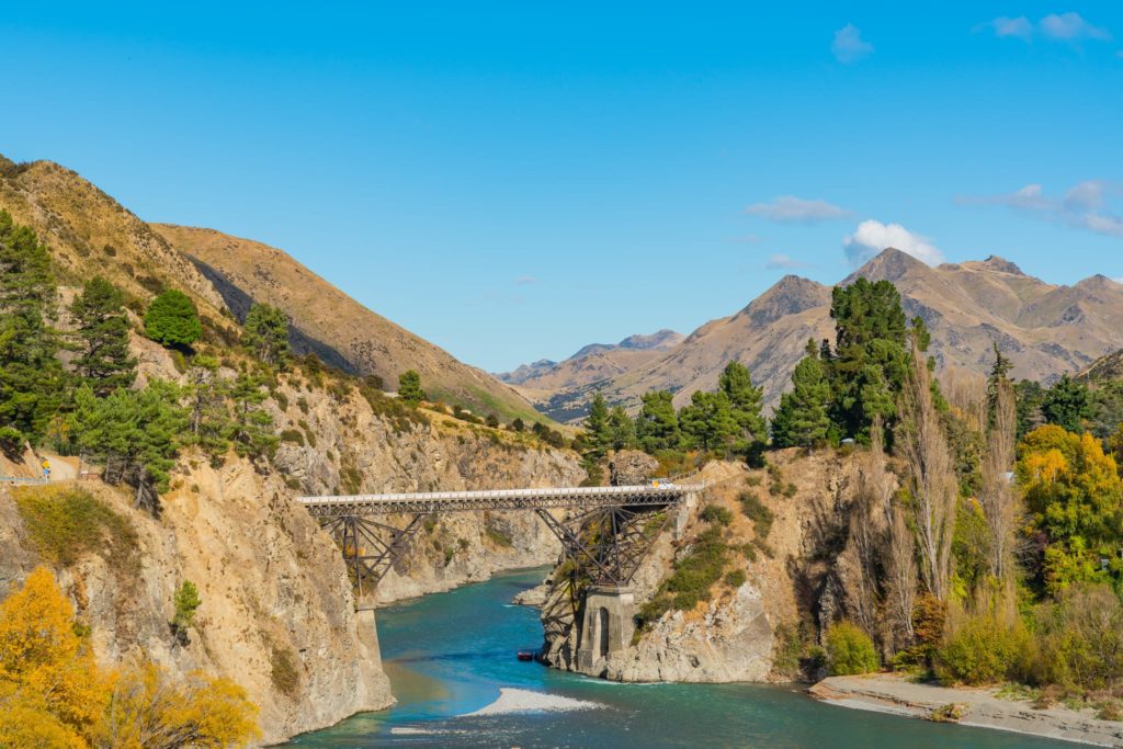 scenic bridge near hamner new zealand