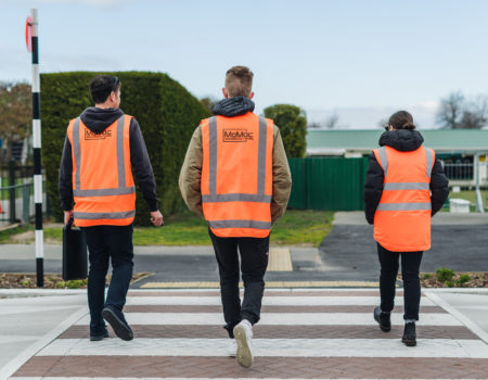 MoMac filming in Rangiora for the Waimakariri Council