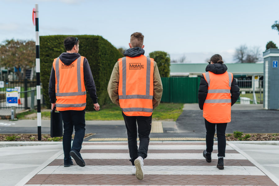 MoMac filming in Rangiora for the Waimakariri Council