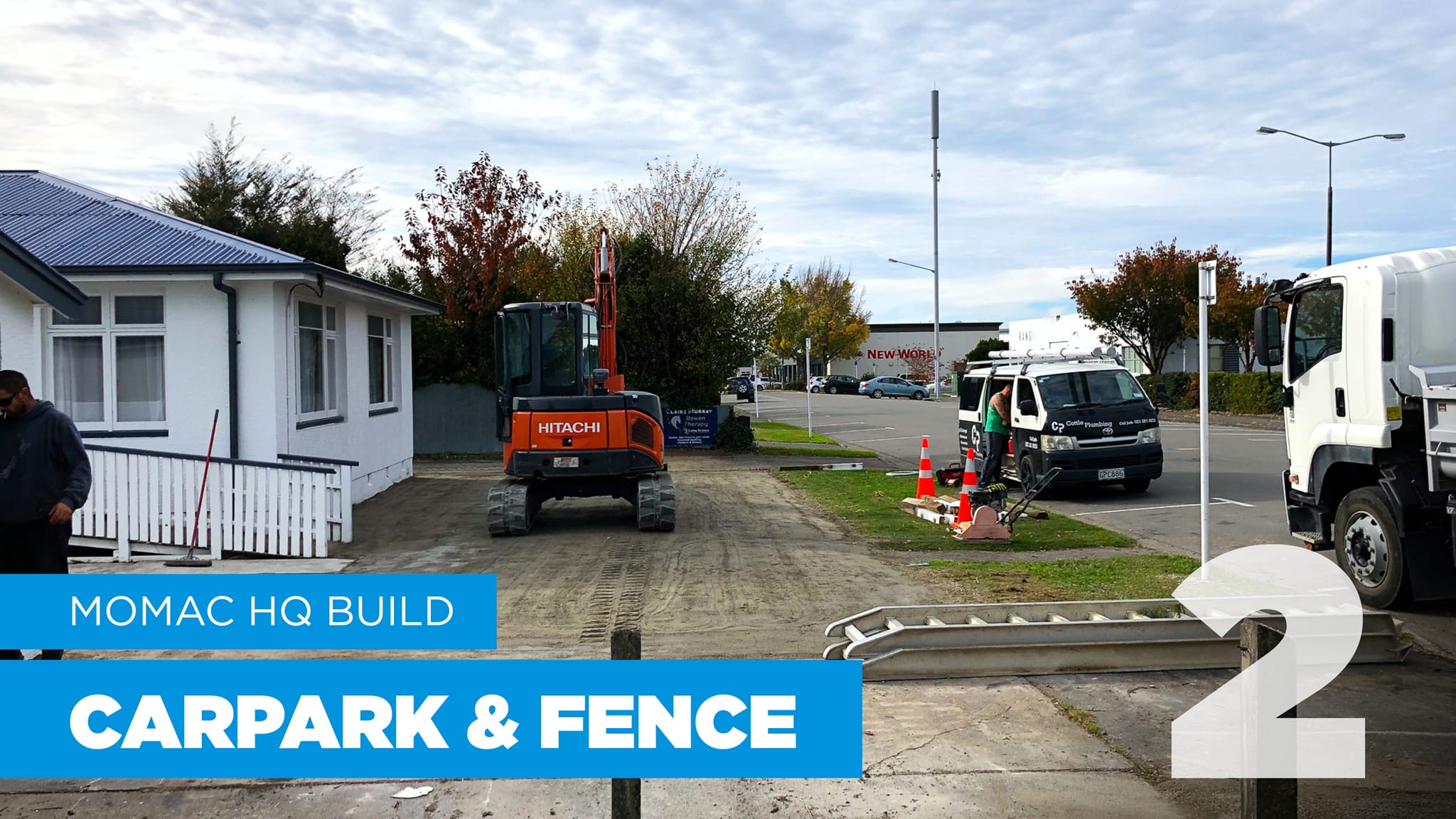 The MoMac creative agency office being renovated in Rangiora