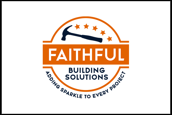 Business card design for Faithful Building Solutions by MoMac Graphic Designers in Christchurch