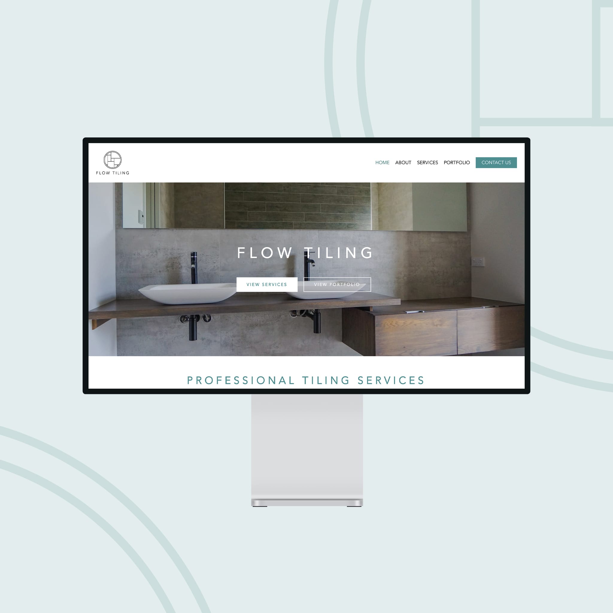 Flow Tiling website design and development in Christchurch by MoMac
