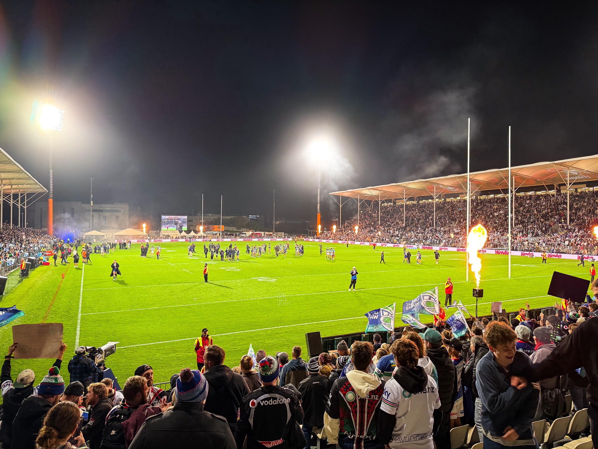 MoMac Team Hits the NZ Warriors Game in Christchurch!